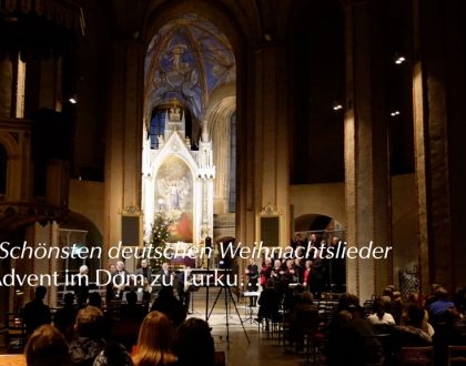 Die Schönsten Advents– und Weihnachtslieder am 3. Dezember 2022 im Dom zu Turku in Finnland
