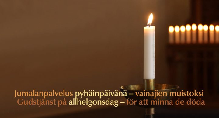 Pyhäinpäivänä Saksalaisessa kirkossa, 5.11.2022