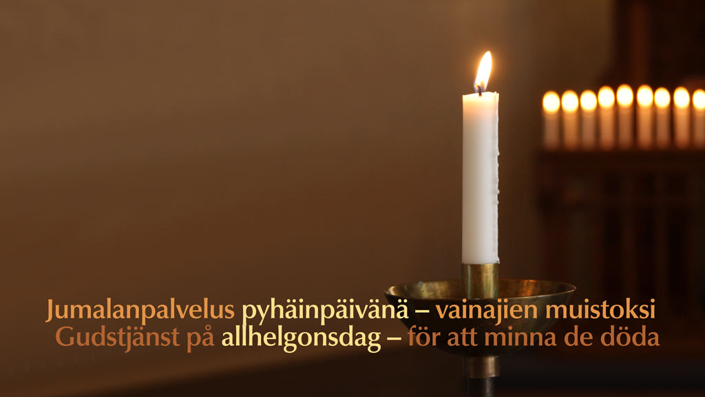 Pyhäinpäivänä Saksalaisessa kirkossa, 5.11.2022