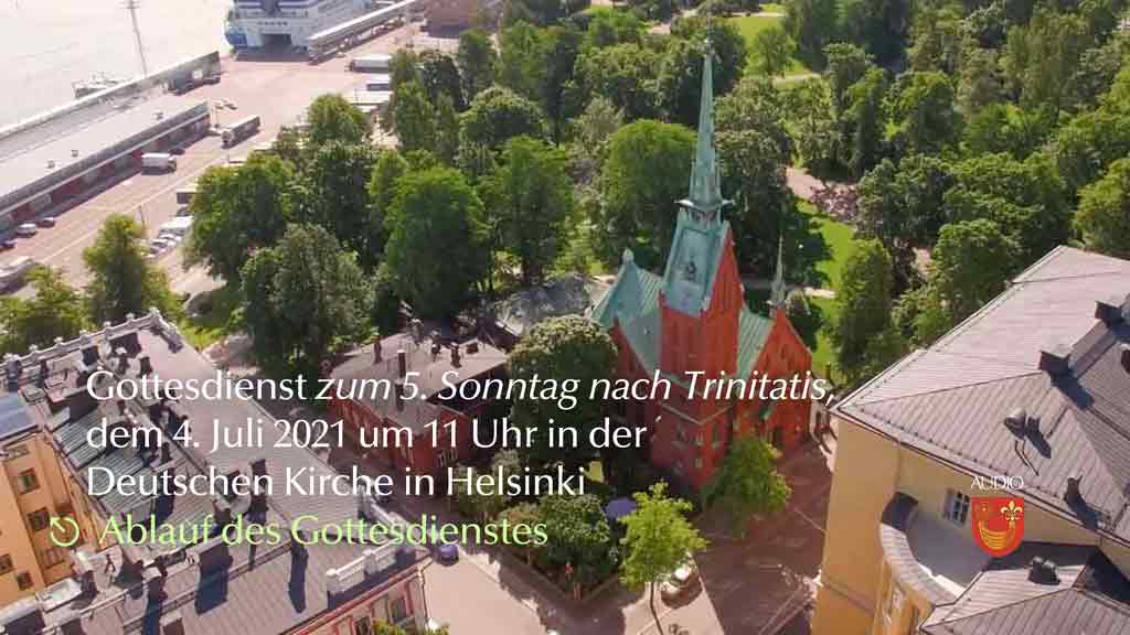 Gottesdienstordnung und Liedblatt am 4. Juli 2021 um 11 Uhr (PDF)