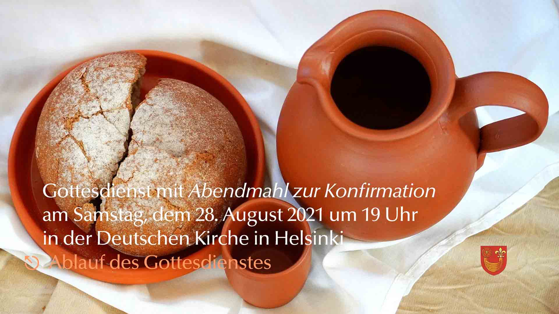 Gottesdienstordnung und Liedblatt am 28. August 2021 um 19 Uhr (PDF)