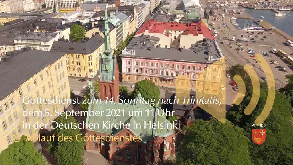 Gottesdienstordnung und Liedblatt am 5. September 2021 um 11 Uhr (PDF)
