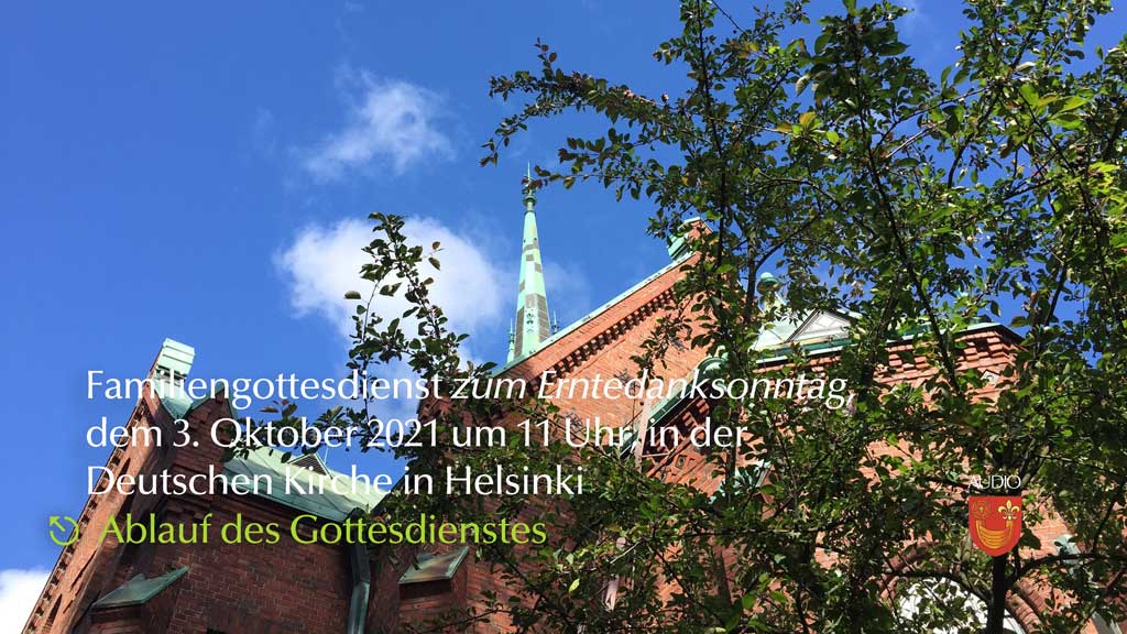 Gottesdienstordnung und Liedblatt am 3. Oktober 2021 um 11 Uhr (PDF)