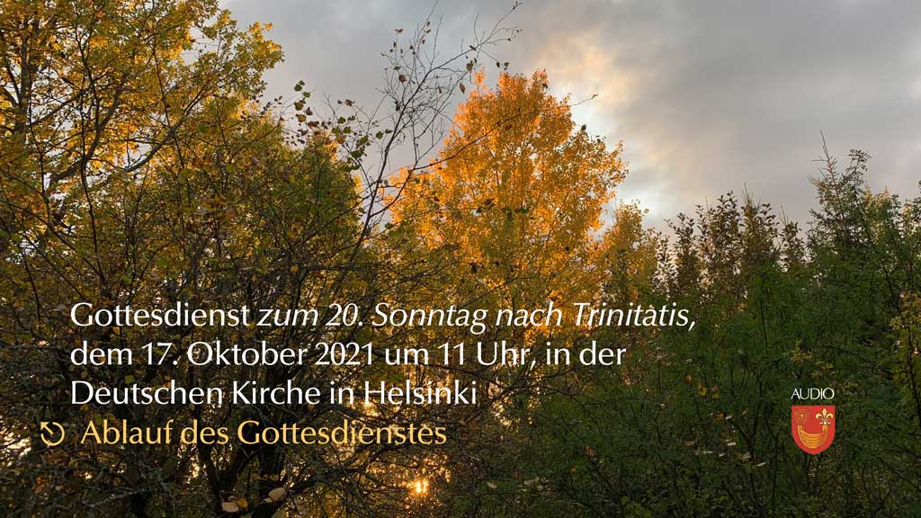Gottesdienstordnung und Liedblatt am 17. Oktober 2021 um 11 Uhr (PDF)