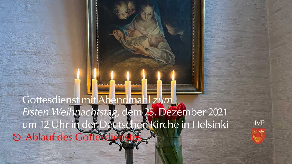 Gottesdienstordnung und Liedblatt am 25. Dezember 2021 um 12 Uhr (PDF)