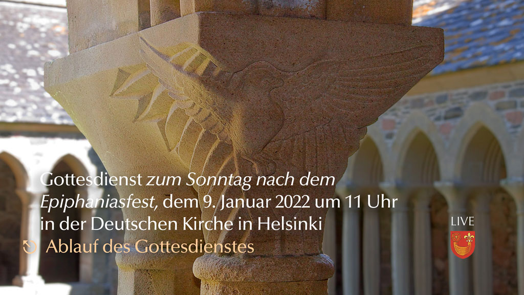 Gottesdienstordnung und Liedblatt am 9. Januar 2022 um 11 Uhr (PDF)
