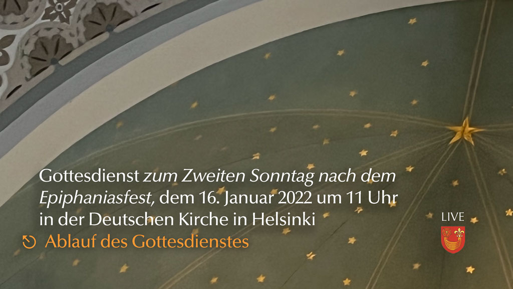 Gottesdienstordnung und Liedblatt am 16. Januar 2022 um 11 Uhr (PDF) Gottesdienstordnung und Liedblatt am 16. Januar 2022 um 11 Uhr (PDF)