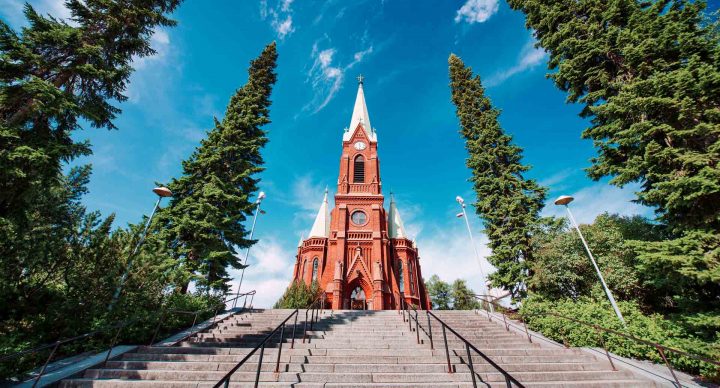 Kathedrale in Mikkeli, Finnland