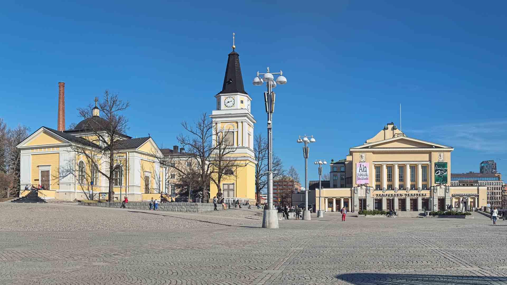 Keskustori in Tampere. Finnland