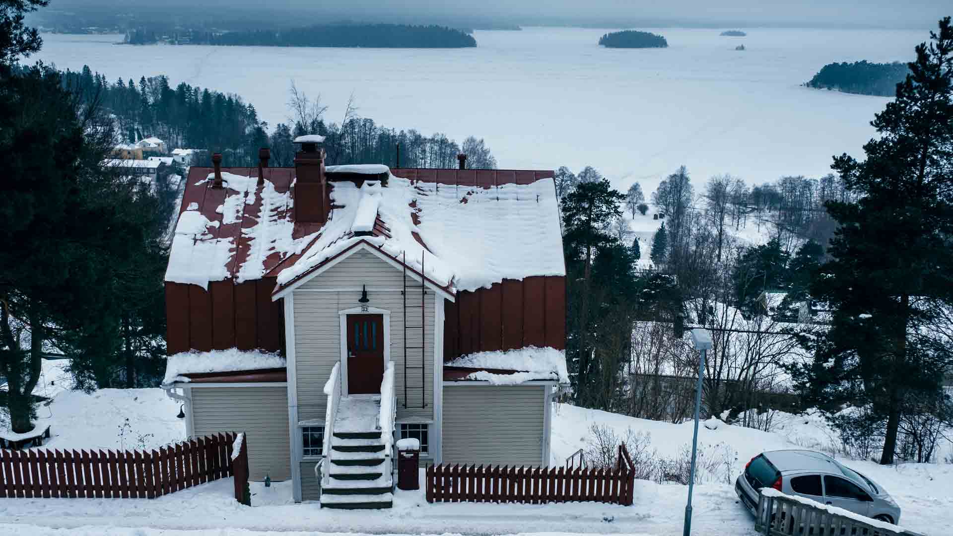 Tampere in Finnland im Winter