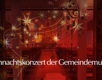 Weihnachtskonzert der Gemeindemusiker am 20. Dezember um 19 Uhr in der Deutschen Kirche — mit Benefiz!