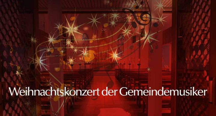 Weihnachtskonzert der Gemeindemusiker am 20. Dezember um 19 Uhr in der Deutschen Kirche — mit Benefiz!