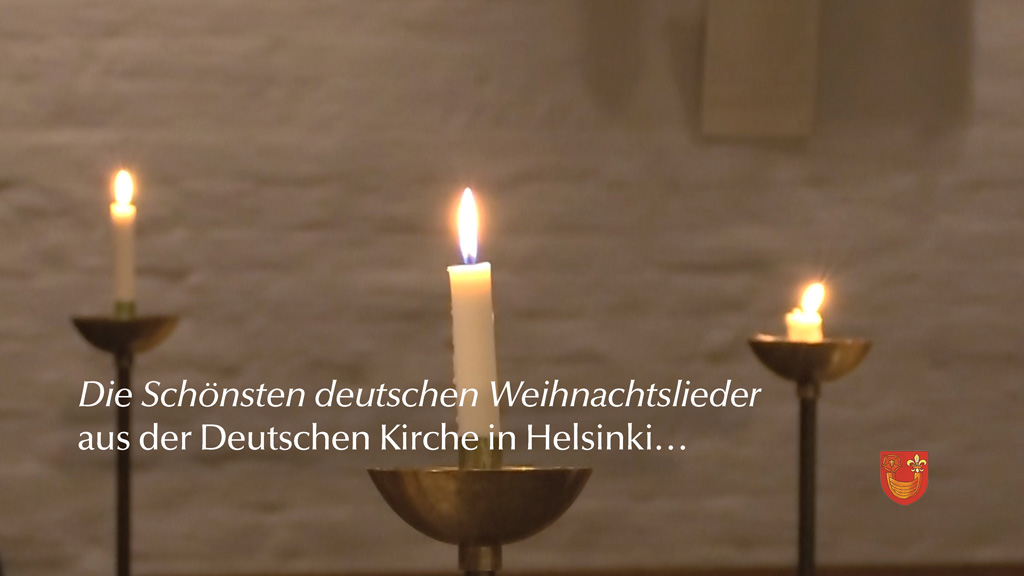 Die Schönsten deutschen Weihnachtslieder aus der Deutschen Kirche in Helsinki…
