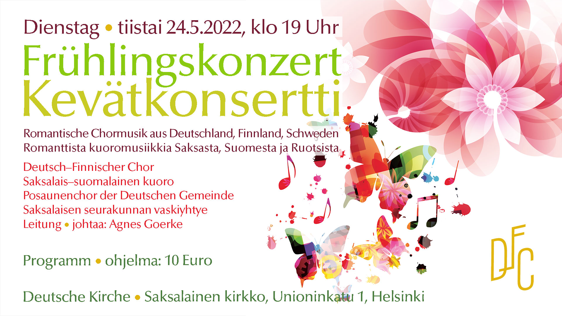Frühlingskonzert am 24. Mai 2022 um 19 Uhr