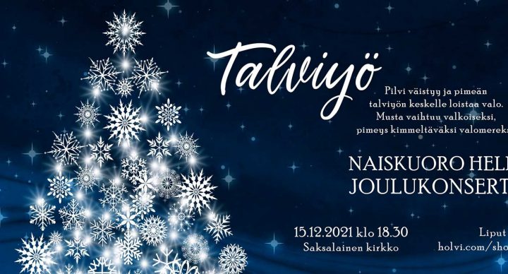 Naiskuoro Helmien Talviyö 15.12.2021